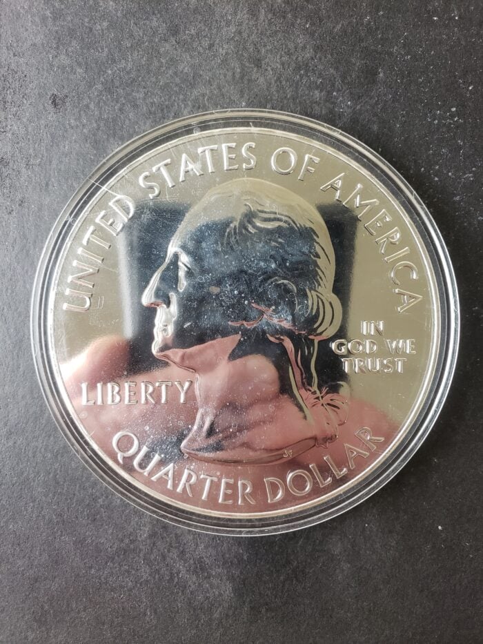 2011 25c Vicksburg National Military Park 5oz Silver Quarter Dollar in Capsule - Image 2