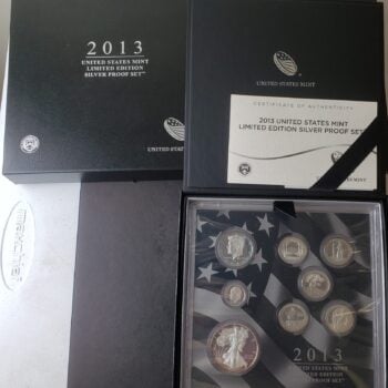 2013 United States Mint Limited Edition Silver Proof Set