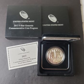 2013 P Proof $1 5-Star Generals Commemorative Silver Dollar
