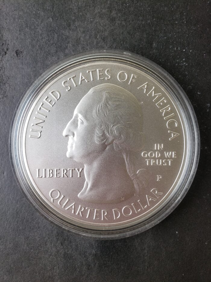 2014 P 25c Everglades National Park 5oz Silver Quarter Dollar - Image 2