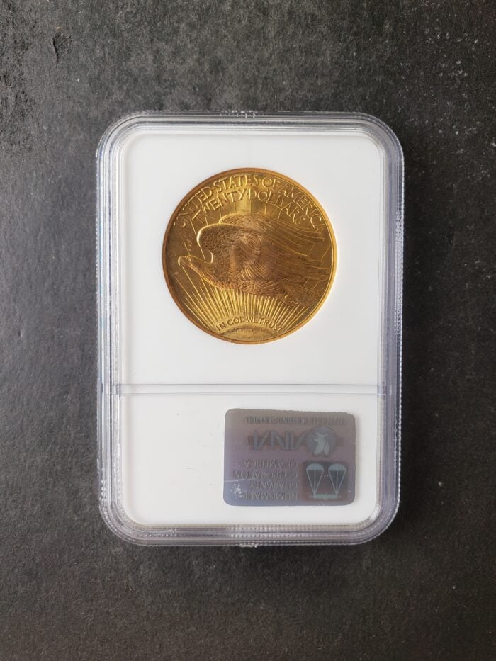 1927 $20 St. Gaudens Gold Double Eagle NGC MS65 - Image 2