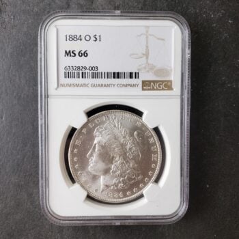 1884 O $1 Morgan Silver Dollar NGC MS66