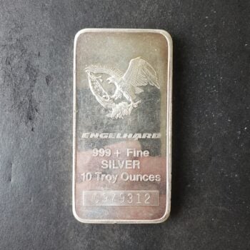 Engelhard 10oz Silver Eagle Bar