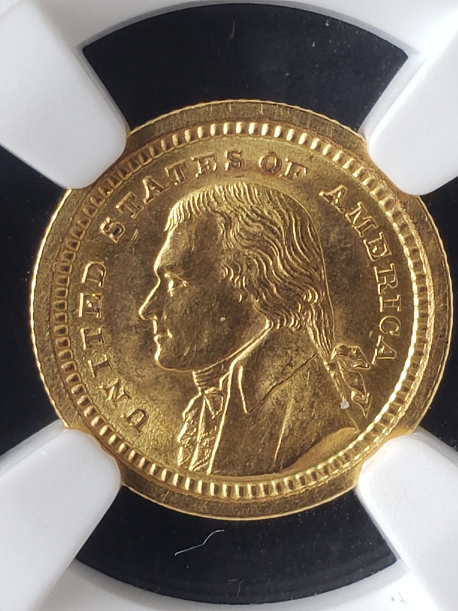 1903 $1 Gold Jefferson Louisiana Purchase Commemorative Dollar NGC