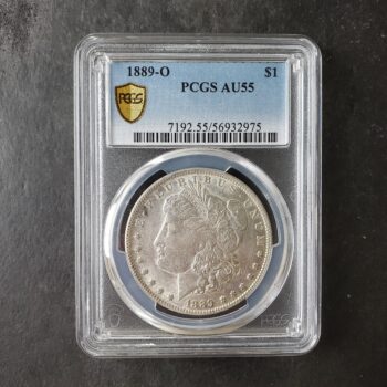 1889 O $1 Morgan Silver Dollar PCGS AU55