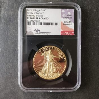 2021 W Proof $50 1oz Gold American Eagle NGC PF70 Ultra Cameo