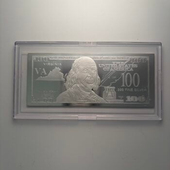 AUCTION - 1 oz Silver $100 Note