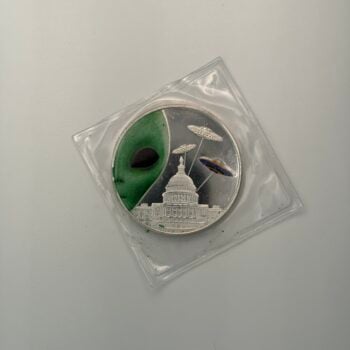 AUCTION - 1 oz Silver ALIENS OVER D.C. Round