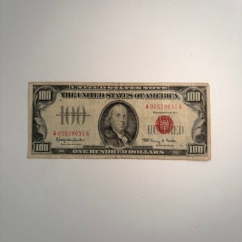 1966 $100 Red Seal