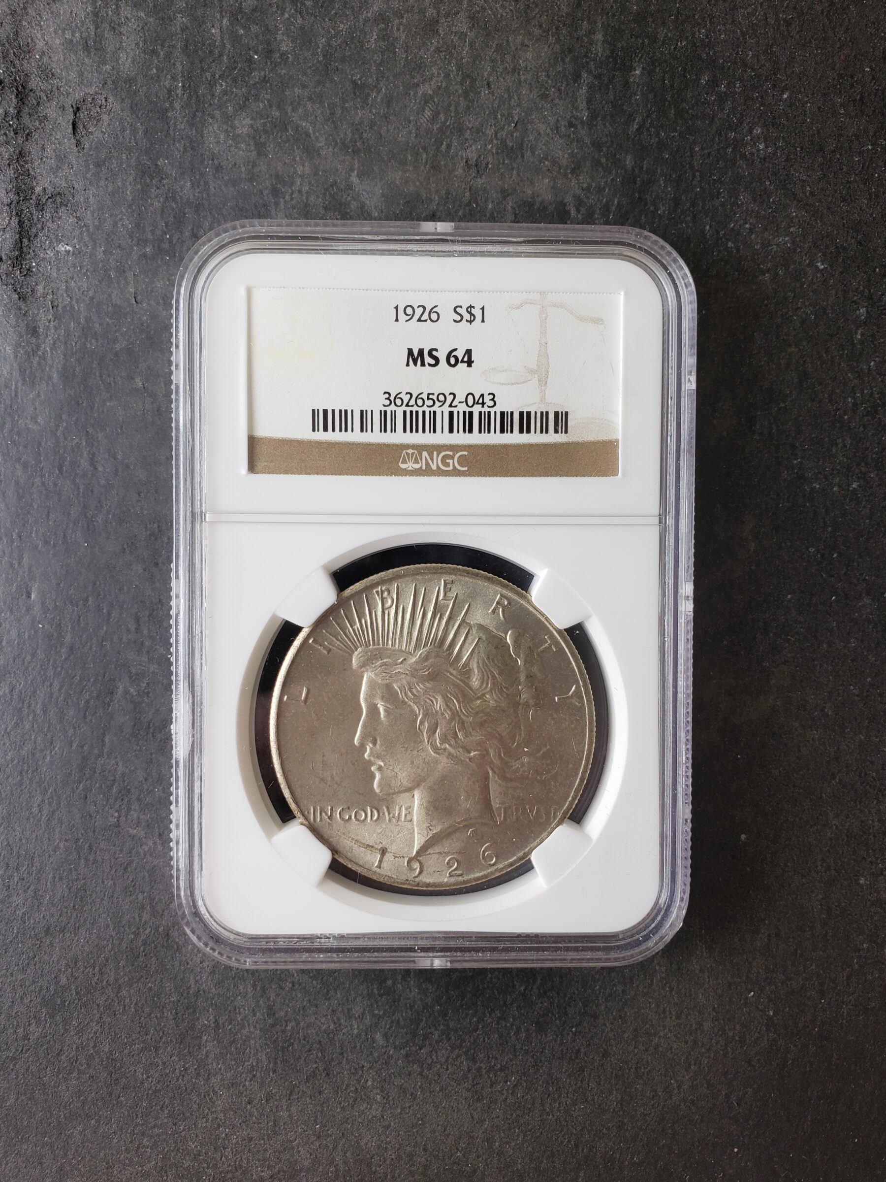 1921年 スウェーデン 2クローナ銀貨　400周年記念 NGC MS64 30906484_&