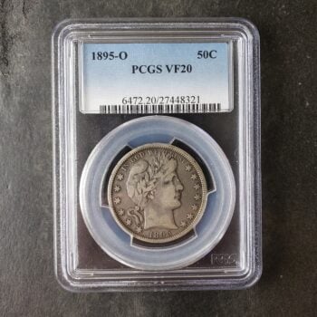 1895 O 50c Barber Silver Half Dollar PCGS VF20