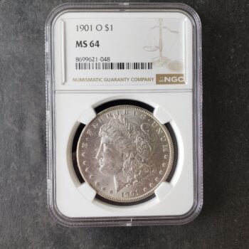 1901 O $1 Morgan Silver Dollar NGC MS64