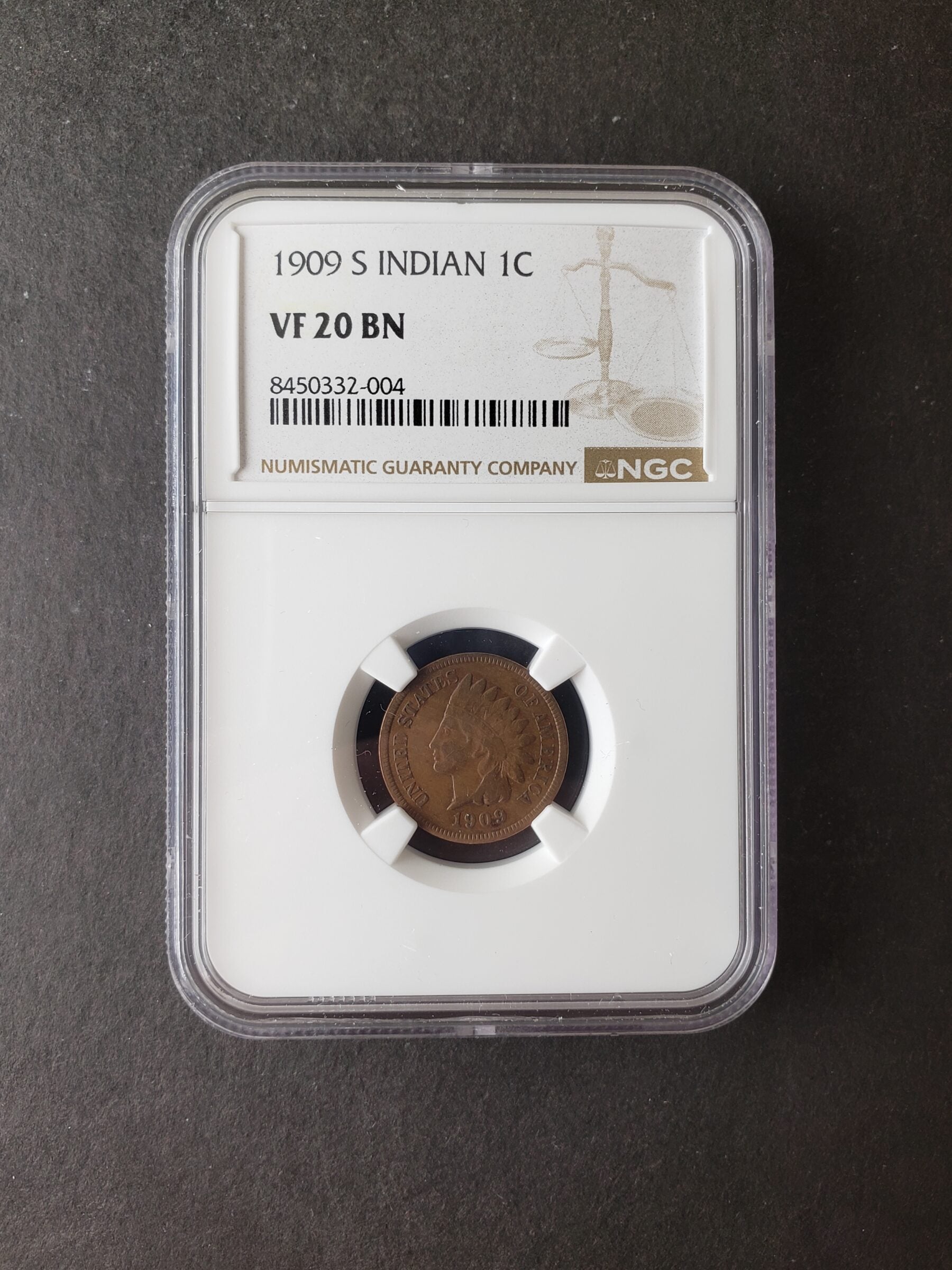 1909年 インディアンヘッド 1セント硬貨 コイン 1909年インディアン