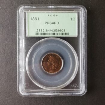 1881 Proof 1c Indian Head Cent PCGS PR64 RD
