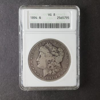 1894 $1 Morgan Silver Dollar ANACS VG8