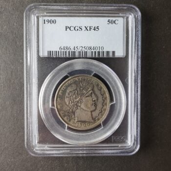1900 50c Barber Silver Half Dollar PCGS XF45