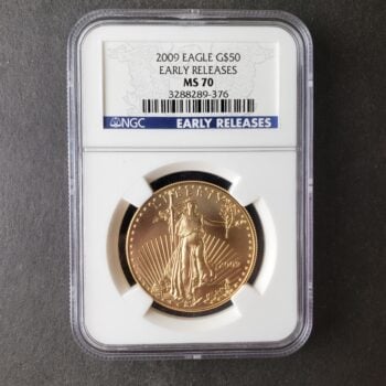 2009 $50 1oz Gold American Eagle NGC MS70