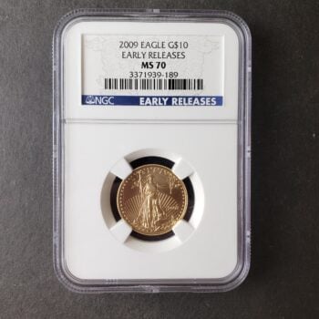 2009 $10 1/4oz Gold American Eagle NGC MS70