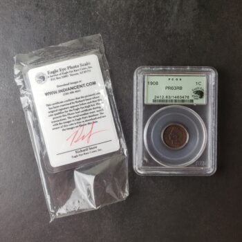 1908 Proof 1c Indian Head Cent PCGS PR63 RB