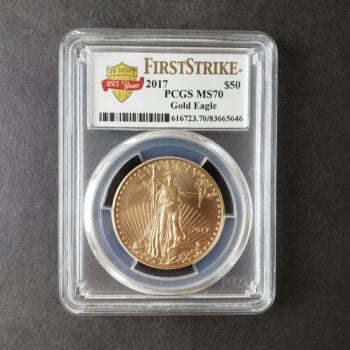 2017 $50 1oz Gold American Eagle PCGS MS70