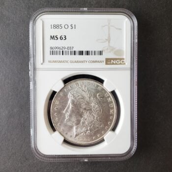 1885 O $1 Morgan Silver Dollar NGC MS63