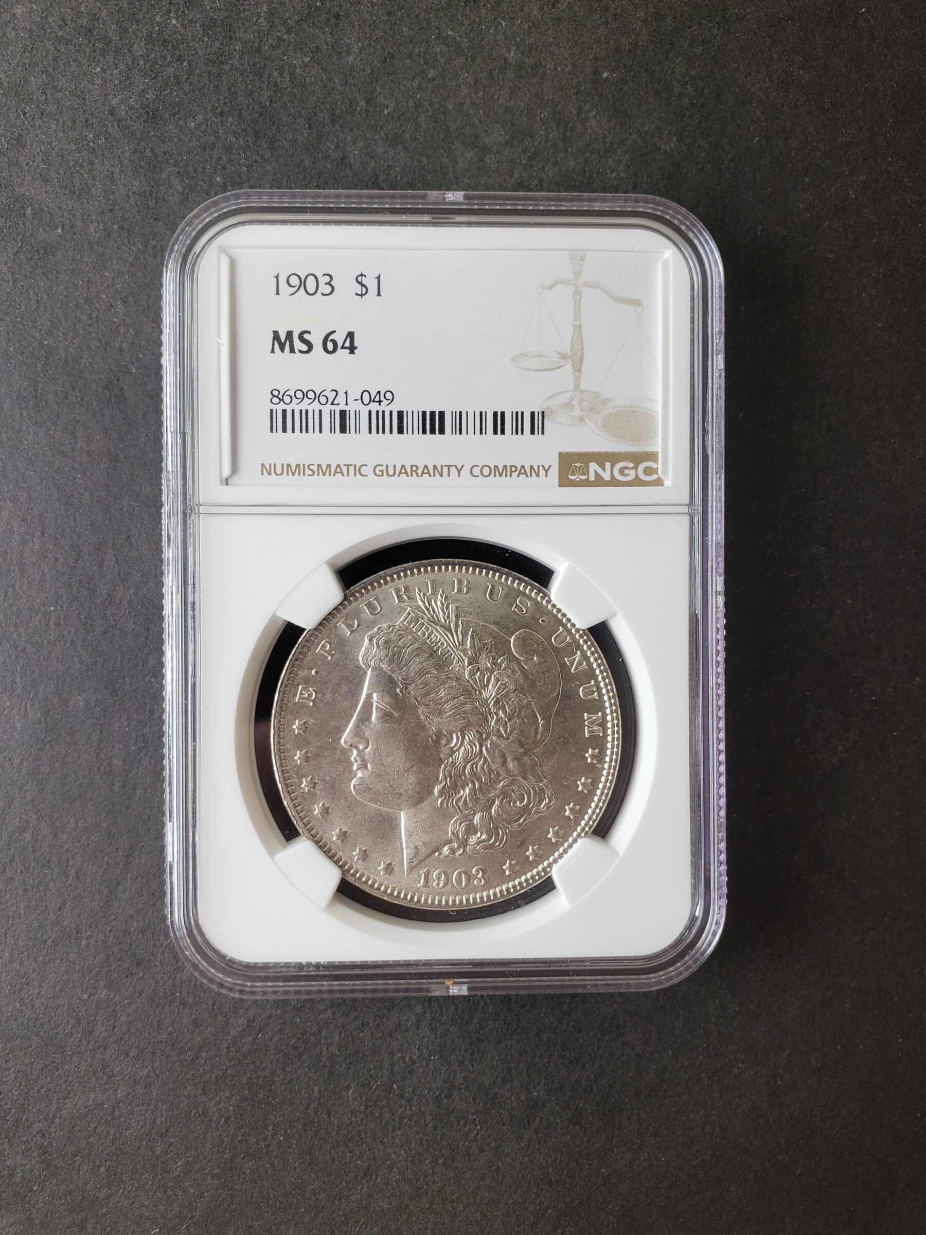 1903 $1 Morgan Silver Dollar NGC MS64 | Jefferson Coin
