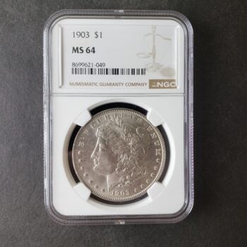 1903 $1 Morgan Silver Dollar NGC MS64