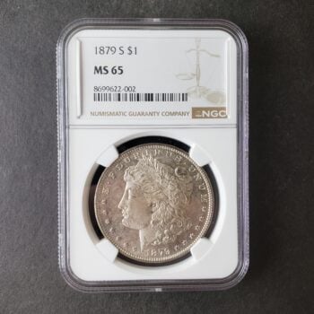 1879 S $1 Morgan Silver Dollar NGC MS65