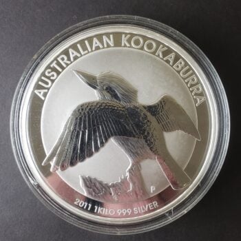 2011 P $30 1 kilogram Silver Kookaburra in a Capsule