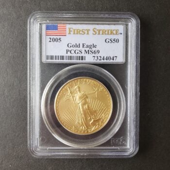 2005 $50 1oz Gold American Eagle PCGS MS69