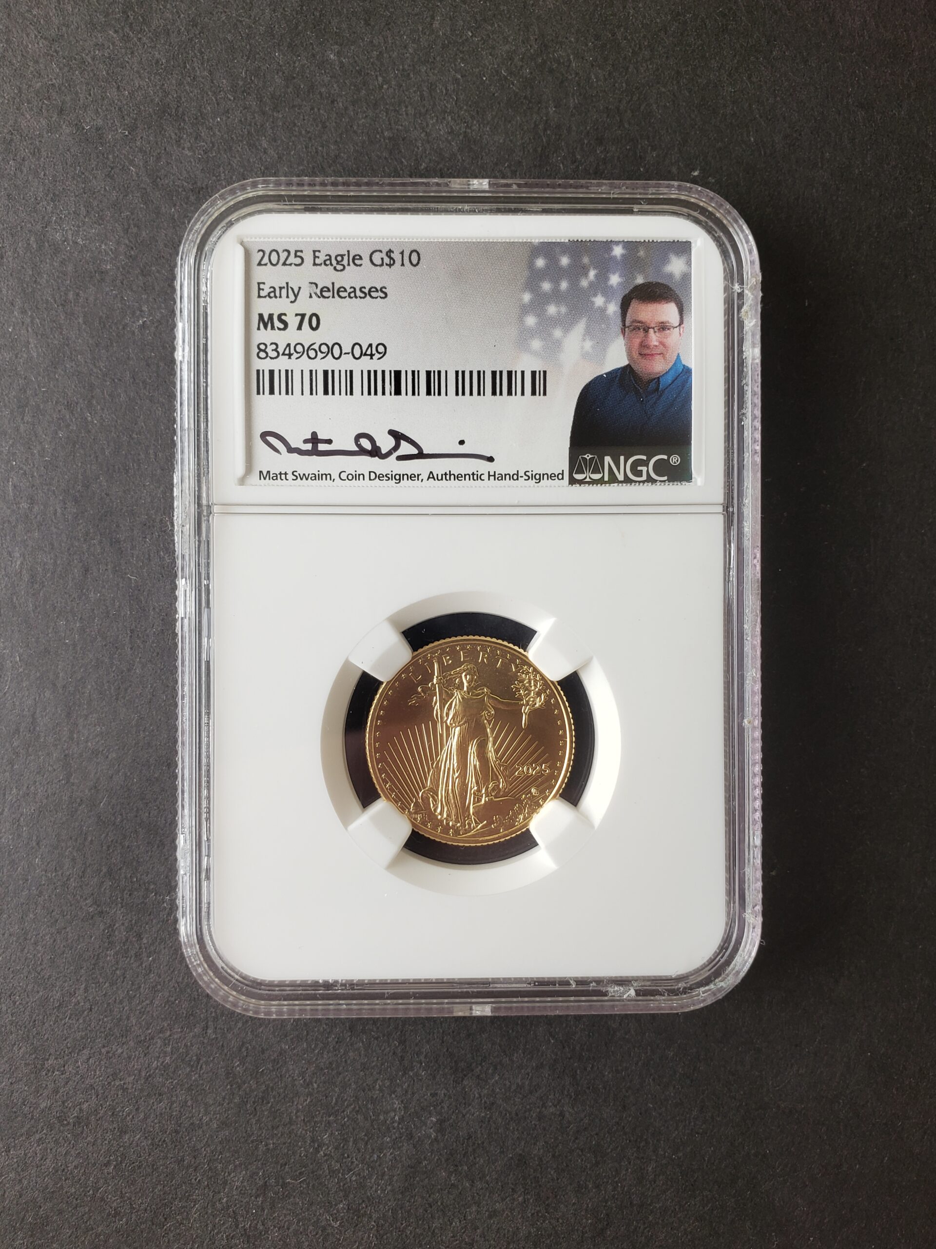 2025 $10 1/4oz Gold American Eagle NGC MS70