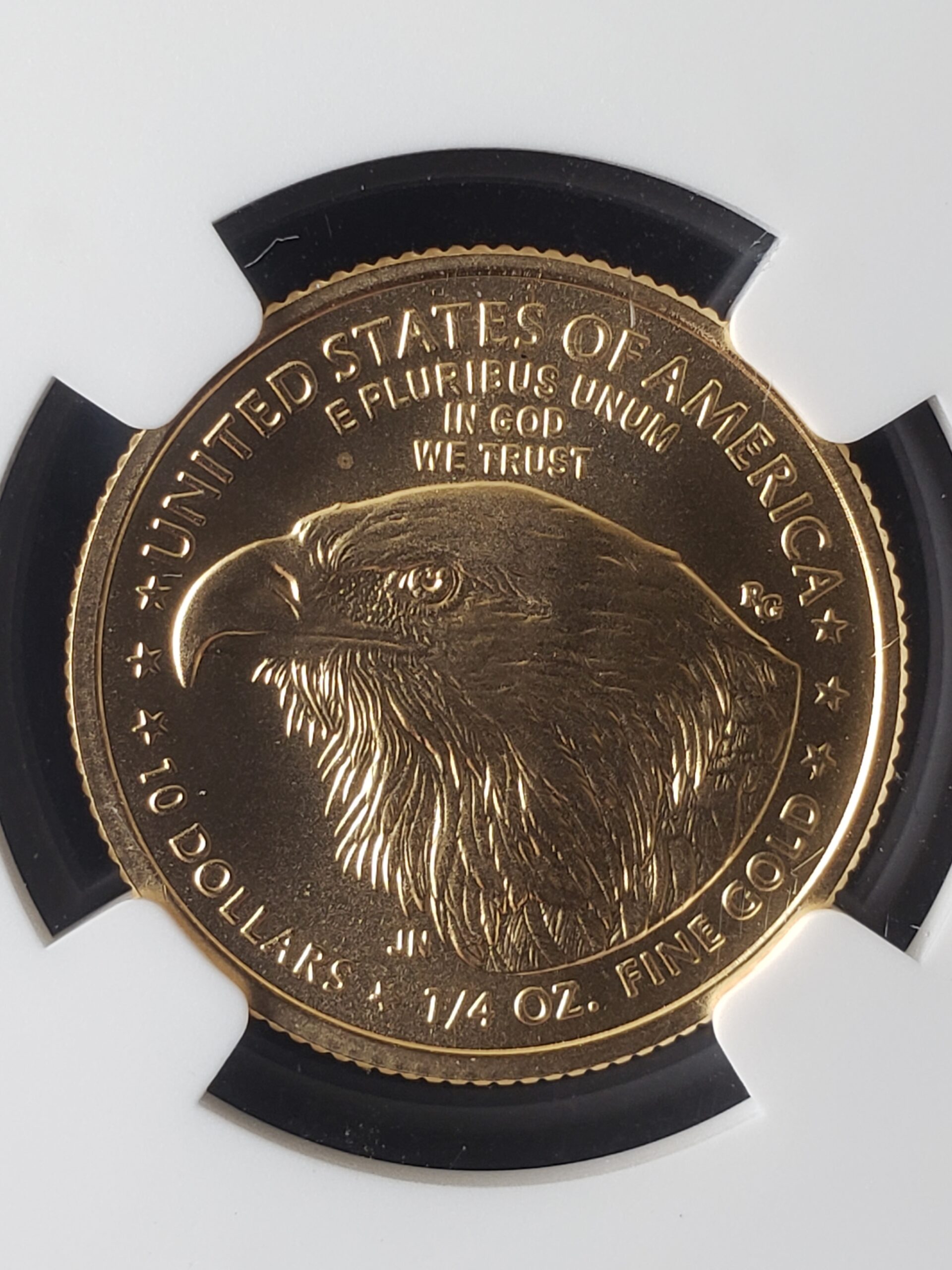 2025 $10 1/4oz Gold American Eagle NGC MS70 - Image 3