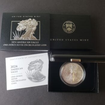2024 W Uncirculated $1 American Silver Eagle Dollar