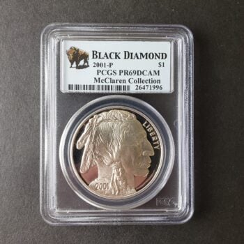 2001 P Proof $1 Buffalo Silver Dollar PCGS PR69 DCAM