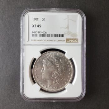 1901 $1 Morgan Silver Dollar NGC XF45