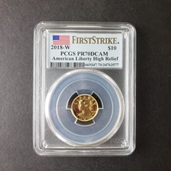 2018 W Proof $10 1/10oz Gold American Liberty High Relief PCGS PR70 DCAM