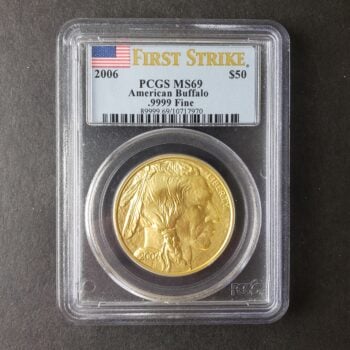 2006 $50 1oz Gold American Buffalo PCGS MS69