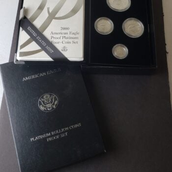 2000 American Eagle Proof Platinum Four-Coin Set