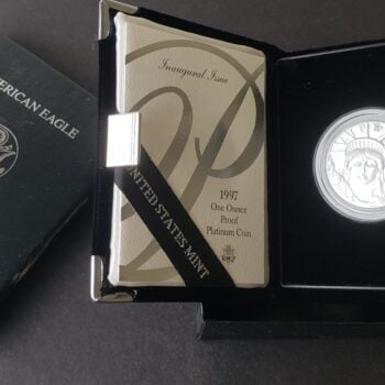 1997 W Proof $100 1oz Platinum American Eagle