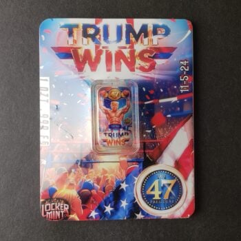 Locker Mint 1oz Silver Trump Colorized Bar